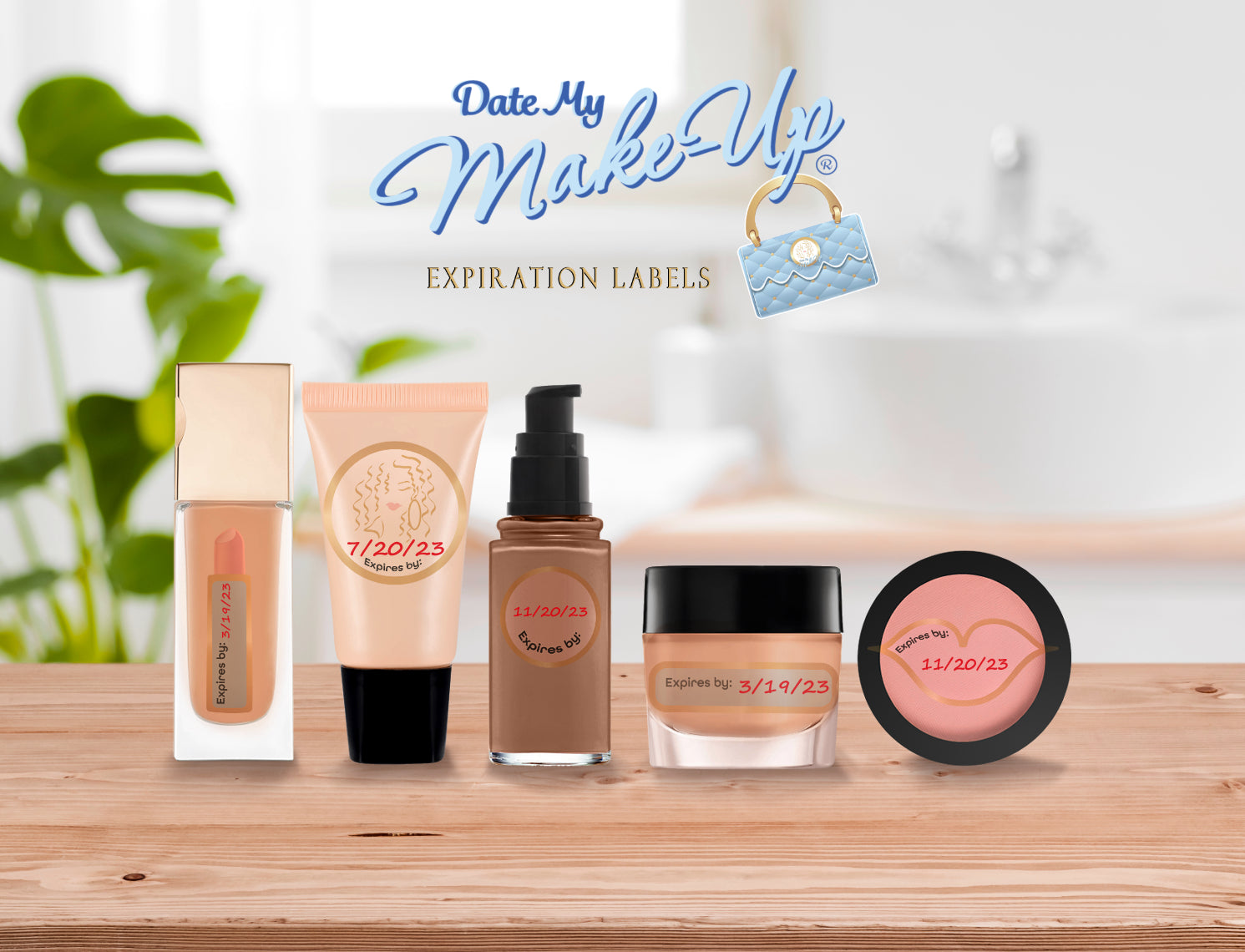 MAKEUP AND SKINCARE EXPIRATION LABEL - The Purse
