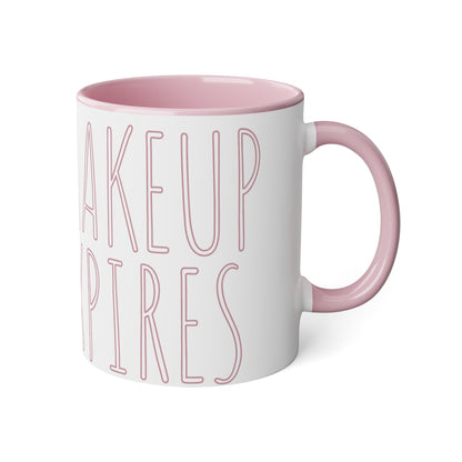 Makeup Expires Accent Mug