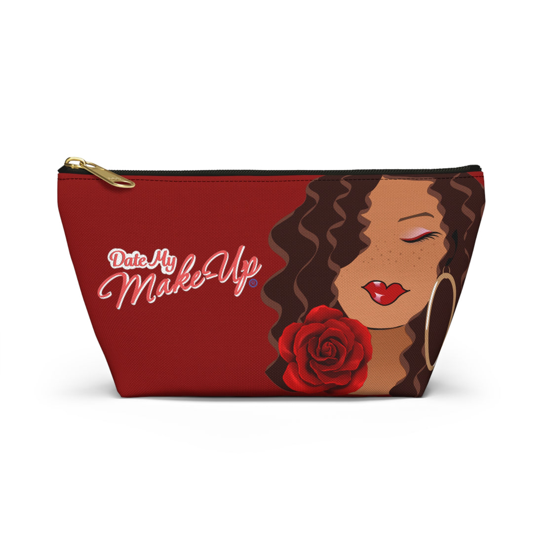 Red Rose Freckled Honey Dewey Makeup Bag
