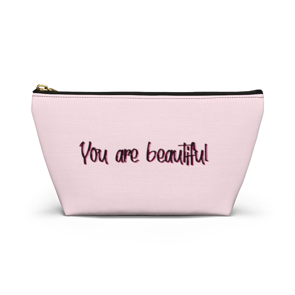 Pink Brunette Dewey Makeup Bag