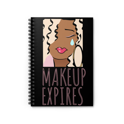 Makeup Expires Spiral Notebook