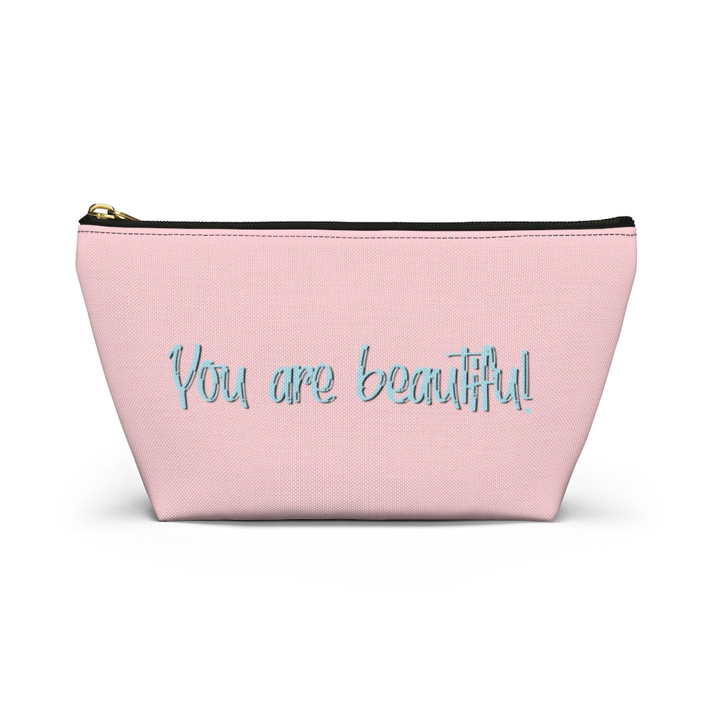 Pink Brunette Dewey Makeup Bag