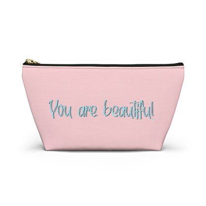 Pink Brunette Dewey Makeup Bag