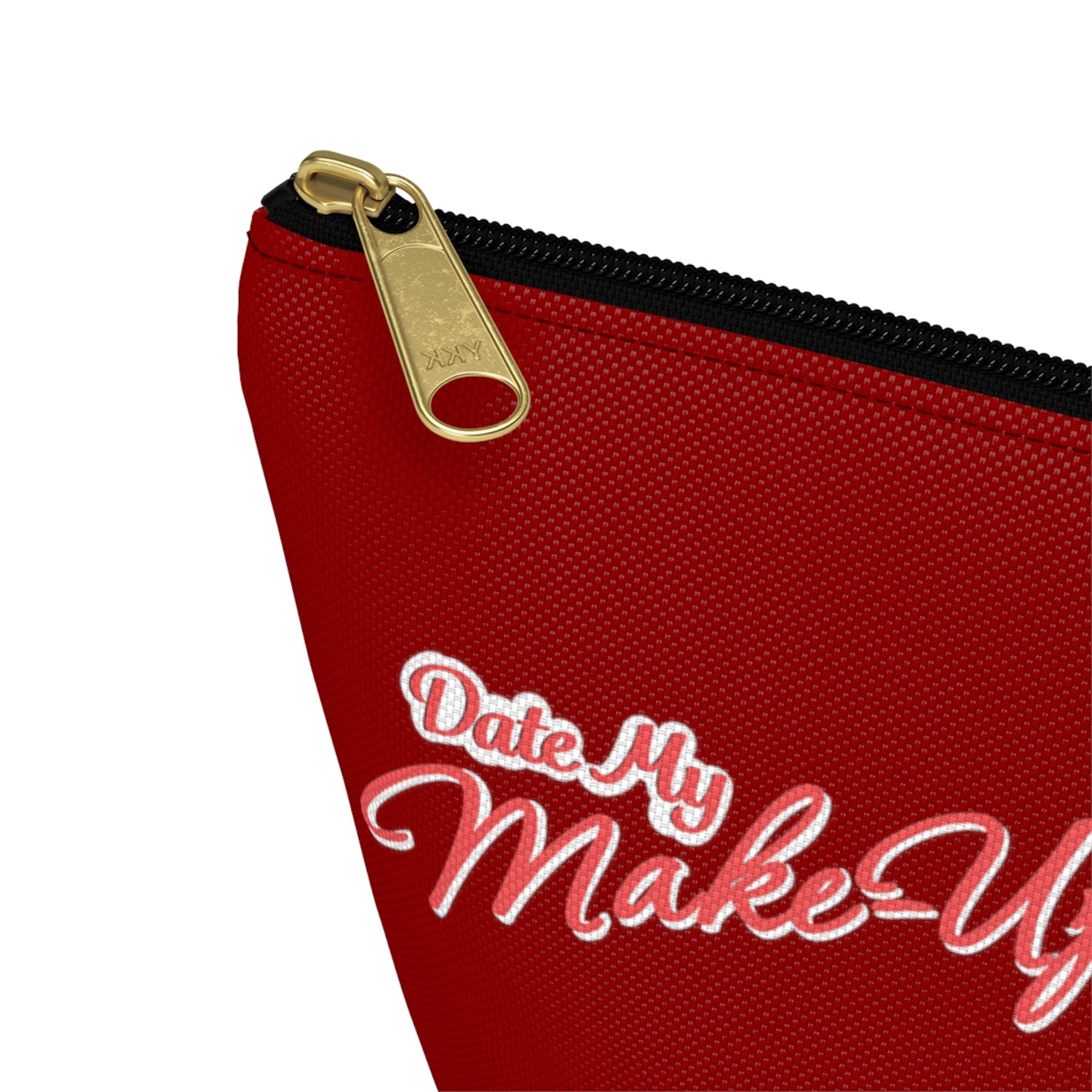 Red Rose Brunette Dewey Makeup Bag