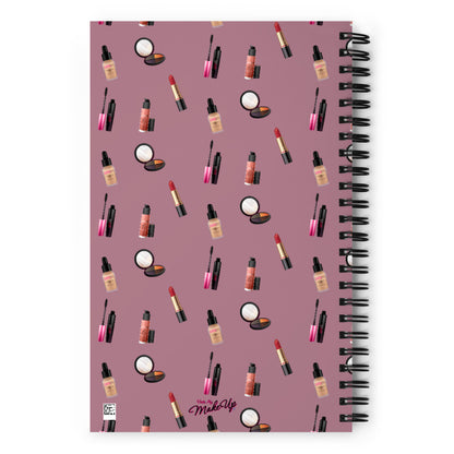 Makeup Spiral notebook